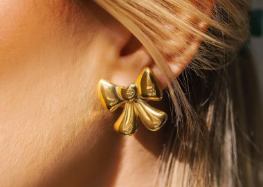 ΣΚΟΥΛΑΡΙΚΙΑ ΧΡΥΣΑ -BOWS - fashionroom - 