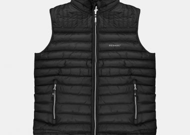 SLEEVLESS JACKET ΜΑΥΡΟ - REBASE - 