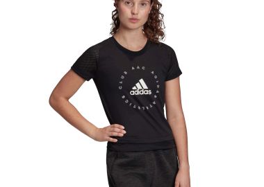SLIM FIT GRAPHIC TEE ΜΑΥΡΟ - ADIDAS PERFORMANCE - 