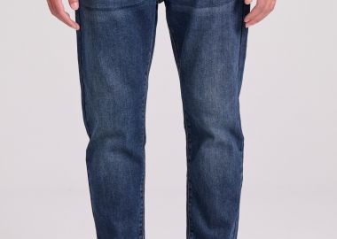 Slim tapered fit τζιν παντελόνι - FUNKY BUDDHA - 