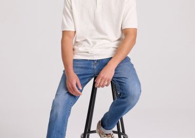 Slim tapered fit τζιν παντελόνι - FUNKY BUDDHA - 