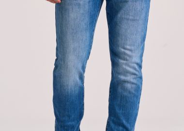 Slim tapered fit τζιν παντελόνι - FUNKY BUDDHA - 