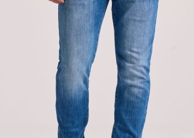 Slim tapered fit τζιν παντελόνι - FUNKY BUDDHA - 