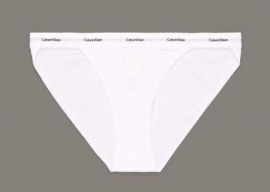 Σλιπ Βαμβακερό Stretch Rib String - CALVIN KLEIN - 