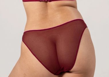 Σλιπ διχτυωτό με διχρωμία - UNDERSTATEMENT - 