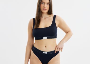 Σλιπ Established Tonal Logo Waistband Thong - TOMMY HILFIGER - 