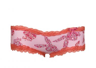 Σλιπ Playboy Floral Logo P502A-PINK Γυναικείο - Playboy - 