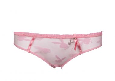 Σλιπ Playboy Logo Print P471A-PINK Γυναικείο - Playboy - 