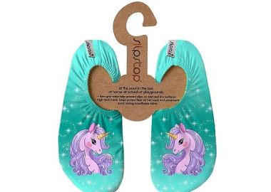 SLIPSTOP Αντιολισθητικά Παντοφλάκια Green Unicorn ΠΡΑΣΙΝΟ - SLIPSTOP - 