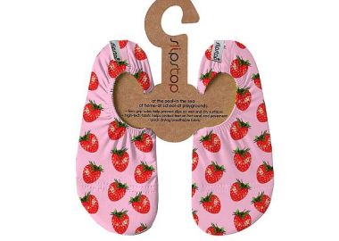 SLIPSTOP Αντιολισθητικά Παντοφλάκια Pink Strawberry ΡΟΖ - SLIPSTOP - 