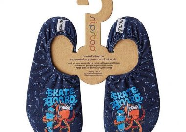 SLIPSTOP Αντιολισθητικά Παντοφλάκια Skateboard ΣΚΟΥΡΟ ΜΠΛΕ - SLIPSTOP - 