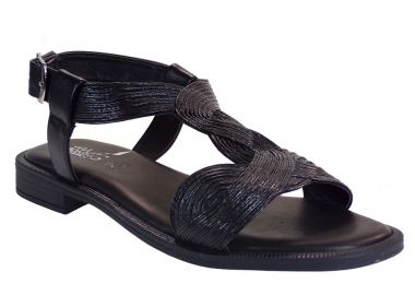 Smart Cronos Γυναικεία Παπούτσια Πέδιλα 7110-1085 Μαύρο Μπαμπού - Smart Cronos - 