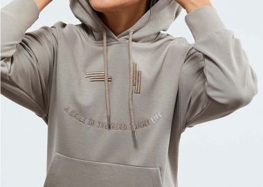 Smilemind φούτερ γυναικείο με κουκούλα - SOU - 