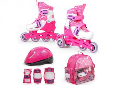 SMJ Sport Combo Pink LED set 2in1 roller skates HSTNK000009549 - Smj - 