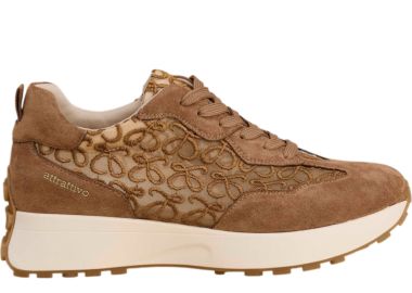 Sneaker Attrattivo Με Σουέντ Υφή 9Y23427-BROWN Γυναικείο - Attrattivo - 