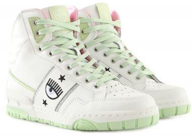 Sneaker Chiara Ferragni CF-1 High CF3006_159-WHITE MINT Γυναικείο - Chiara Ferragni - 
