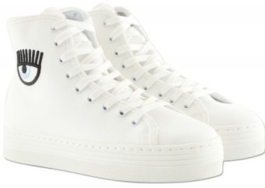 Sneaker Chiara Ferragni Tennis High CF2923-009-WHITE Γυναικείο - Chiara Ferragni - 
