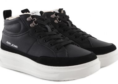 Sneaker Pepe Jeans Abbey Suede PLS30928-999-BLACK Γυναικείο - Pepe Jeans - 