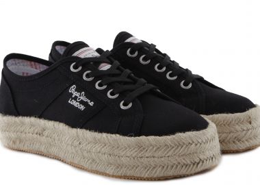 Sneaker Pepe Jeans Abersun Basic PLS30870-999-BLACK Γυναικείο - Pepe Jeans - 