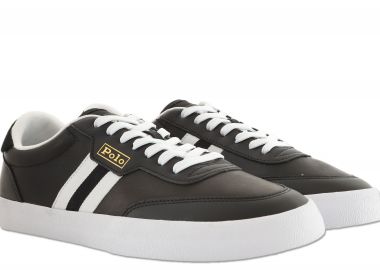 Sneaker Polo Ralph Lauren Court Vlc 816845104001-BLACK-WHITE Ανδρικό - Polo Ralph Lauren - 