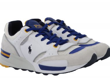 Sneaker Polo Ralph Lauren Trackstr 200 809891757001-WHITE-ROYAL-GOLD Ανδρικό - Polo Ralph Lauren - 