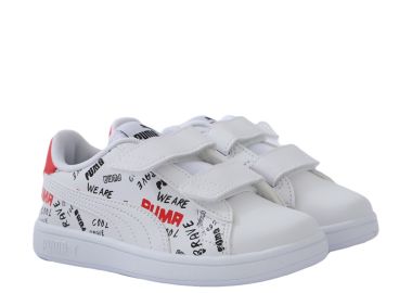 Sneaker Puma Puma Smash v2 Brand Love V PS 389759-01 Unisex Παιδικό - Puma - 