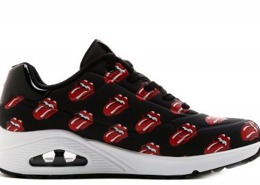 Sneaker Skechers Rolling Stones Repeat Lick Lyric 177964-BKRD-BKRD Γυναικείο - Skechers - 