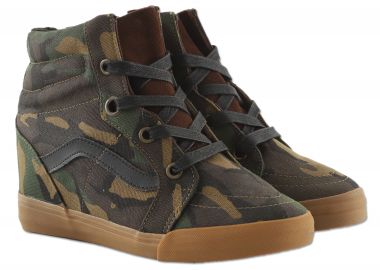 Sneaker Vans Wedge VN000UDHAT11-DARK-GREEN Γυναικείο - Vans - 