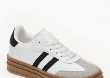 Sneakers basic δίσολα - Μαύρο - Issue - 
