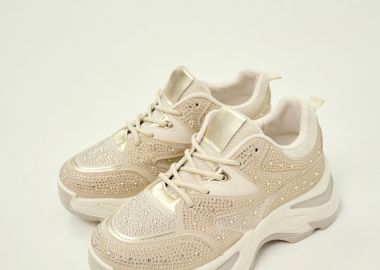 Sneakers Chunky Με Στρας -  - 