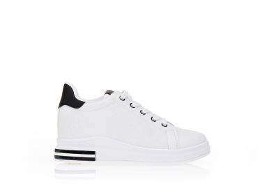 Sneakers με ανάγλυφο σχέδιο ΛΕΥΚΟ - Tsoukalas - 