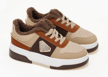 Sneakers με ψηλή σόλα - Πούρο - Issue - 