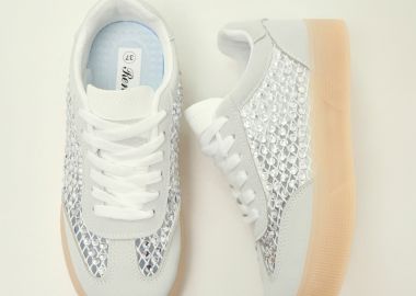 Sneakers Με Στρας & Mesh -  - 