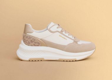 Sneakers με συνδιασμό υλικών - 5206179081160 -  - 