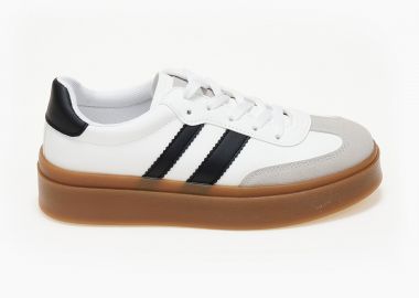 Sneakers με συνδυασμό χρωμάτων - Λευκό - Issue - 