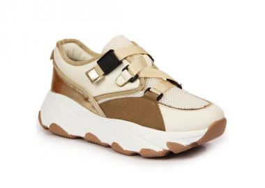 Sneakers on the platform Potocki W WOL55 cream -  - 