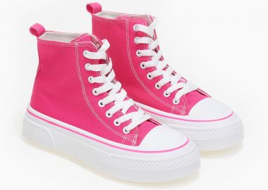 Sneakers πάνινα - Φούξια - Issue - 