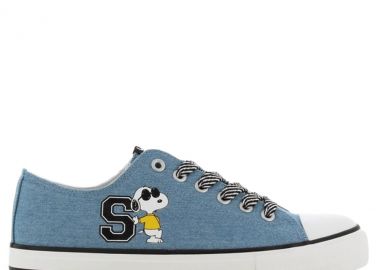 SNOOPY PEANUTS Πάνινο 36-41 - Σιέλ - Leomil - 