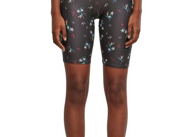 Soft AOP Cycle Shorts UC Ladies TB4791 Black Floret - Urban Classics - 