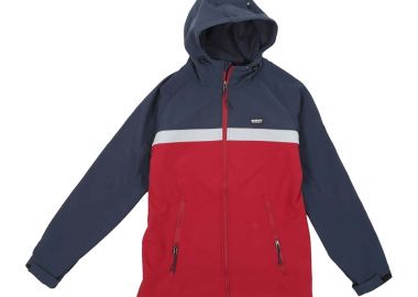 SOFT SHELL HOODED JACKET ΚΟΚΚΙΝΟ - BASEHIT - 