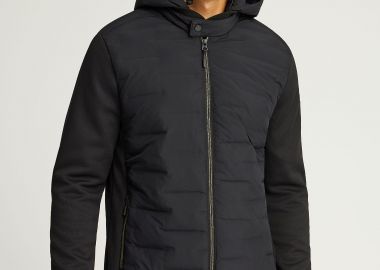 Softshell μπουφάν με ελαφριά επένδυση και κουκούλα - FUNKY BUDDHA - 