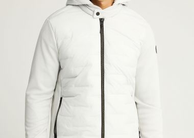 Softshell μπουφάν με ελαφριά επένδυση και κουκούλα - FUNKY BUDDHA - 