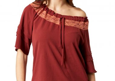 ΣΟΚΟΛΑ ΜΠΛΟΥΖΑ ΜΕ ΔΑΝΤΕΛΑ ΚΑΙ ΣΟΥΡΑ - Anna Raxevsky - 