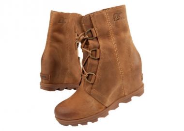 Sorel Δερμάτινες Γυναικείες Μπότες Χιονιού Μαύρες 1809091010 - Sorel - 