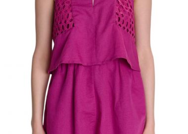 Σορτς Ale Overall Κοντό Λινό 8921058-RASPBERRY Γυναικείο - Ale - 