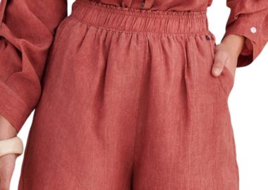 Σορτς Attrattivo Με Ελαστική Μέση 9923082-SPICE RED Γυναικείο - Attrattivo - 