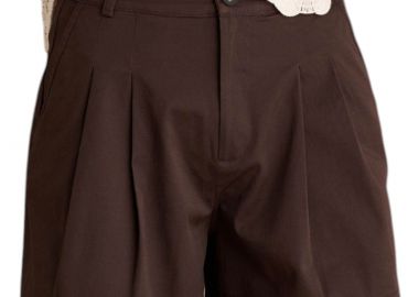 Σορτς Attrattivo Με Πιέτες 91007673-BROWN Γυναικείο - Attrattivo - 