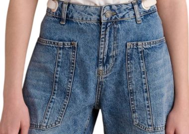 Σορτς Attrattivo Με Σχοινί Στο Πλάϊ 9920980-BLUE Γυναικείο - Attrattivo - 