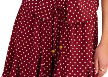 Σορτς Attrattivo Πουά 9923293-SPICE RED Γυναικείο - Attrattivo - 