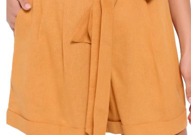 Σορτς Funky Buddha Με Ζώνη FBL007-126-03-SUN Γυναικείο - Funky Buddha - 